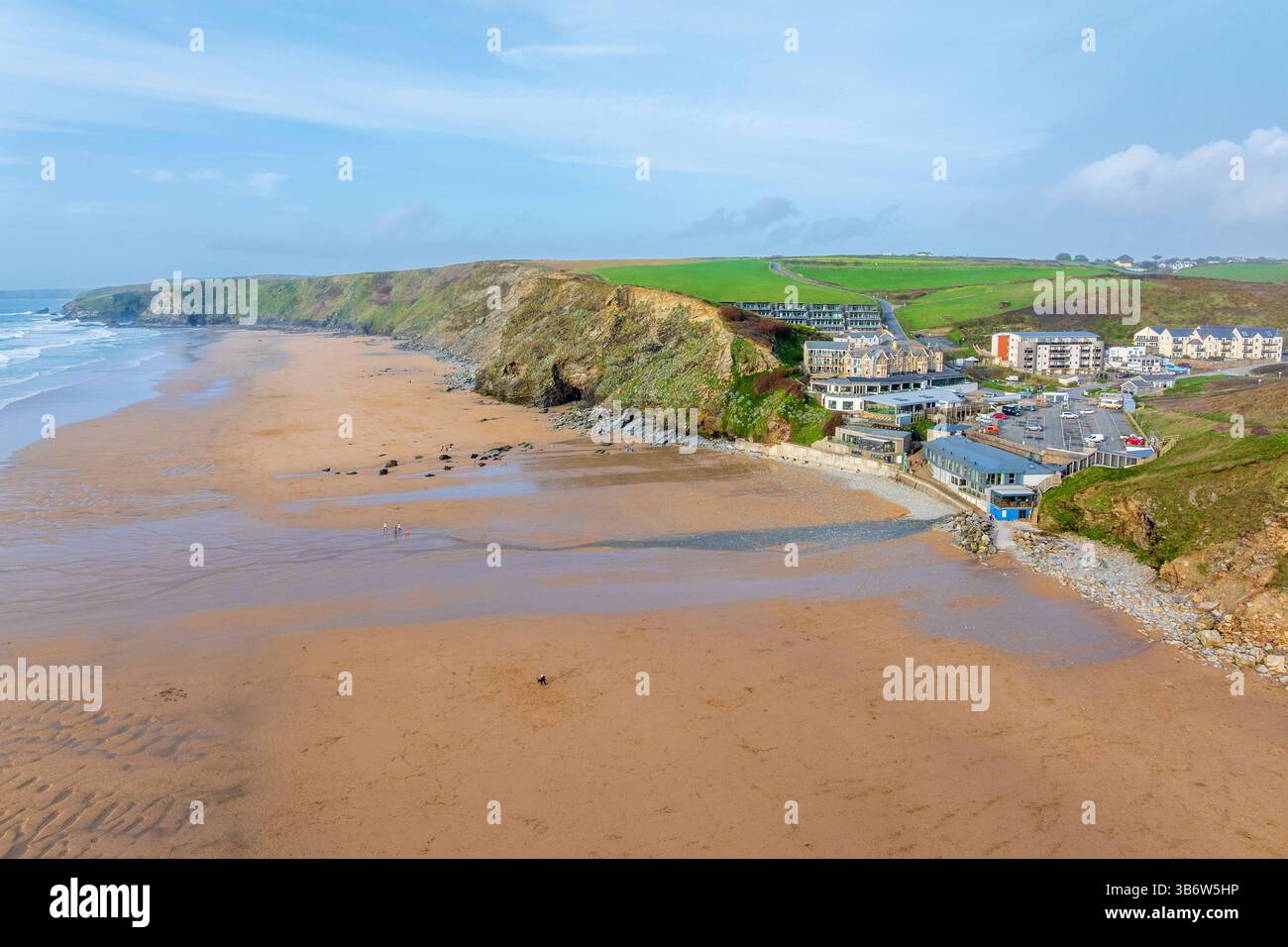 Watergate Beach, Cornovaglia, Inghilterra, Regno Unito, Europa Foto Stock