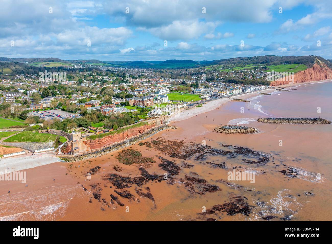 Sidmouth, Devon, Inghilterra, Regno Unito, Europa Foto Stock