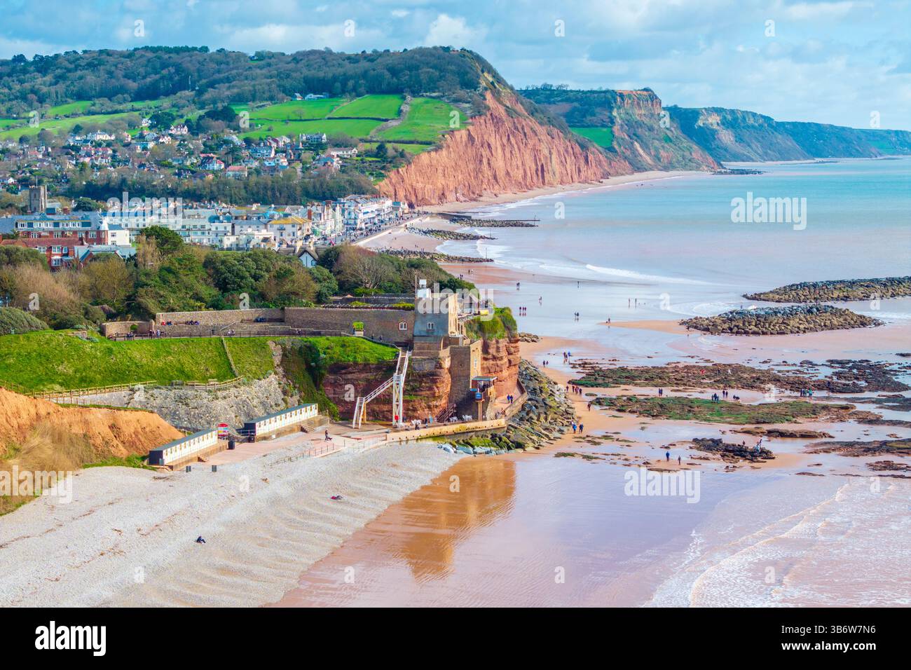Sidmouth, Devon, Inghilterra, Regno Unito, Europa Foto Stock