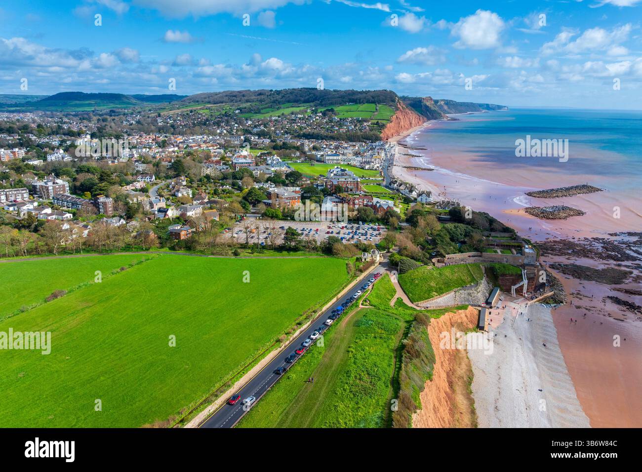 Sidmouth, Devon, Inghilterra, Regno Unito, Europa Foto Stock