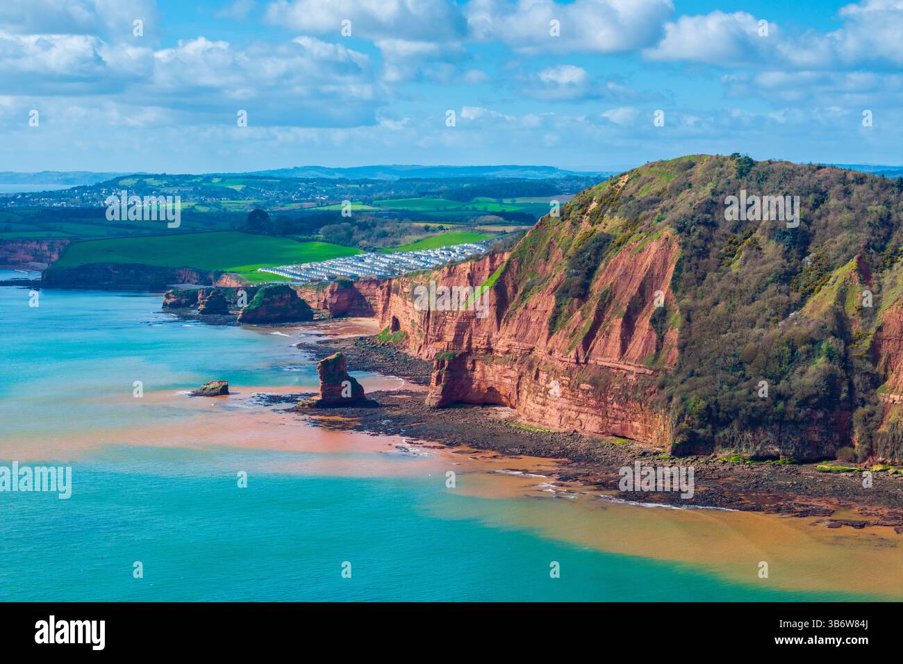 Sidmouth, Devon, Inghilterra, Regno Unito, Europa Foto Stock