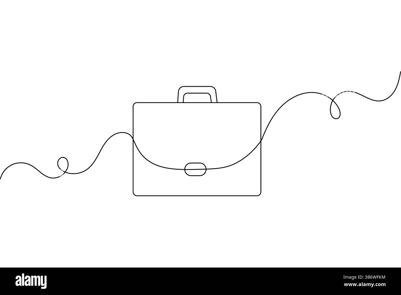 Lo storage cloud continuo a una linea simboleggia il moderno design vettoriale minimalista per i concetti tecnologici Illustrazione Vettoriale