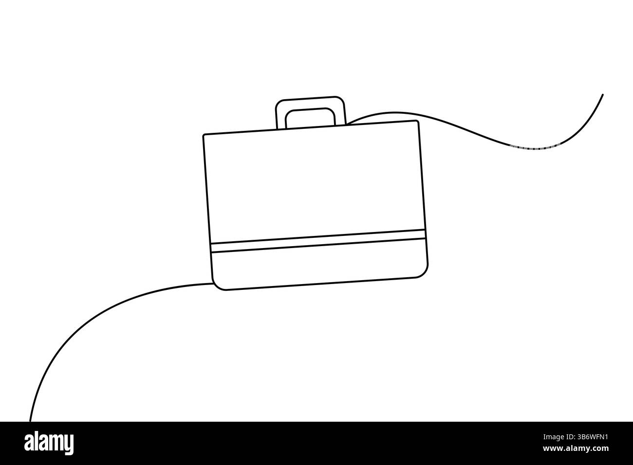 Lo storage cloud continuo a una linea simboleggia il moderno design vettoriale minimalista per i concetti tecnologici Illustrazione Vettoriale