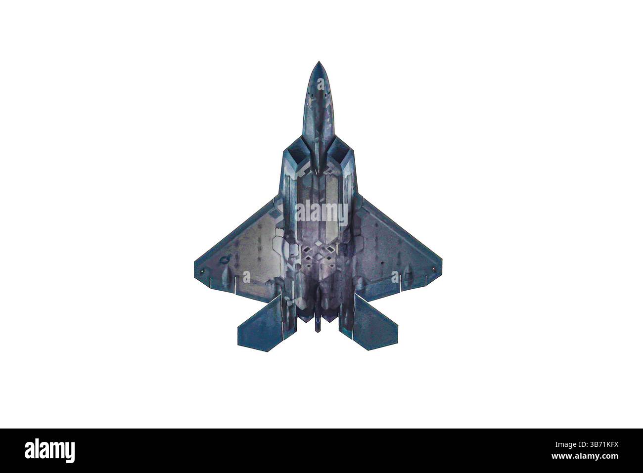 Miami, Stati Uniti. 4 maggio 2025. F-22 Raptor durante il Gran Premio di Formula 1 Crypto.com di Miami 2025 all'autodromo Internazionale di Miami in Florida, USA, dal 1° al 4 maggio. | crediti: Alessio De Marco/Alamy Live News Foto Stock