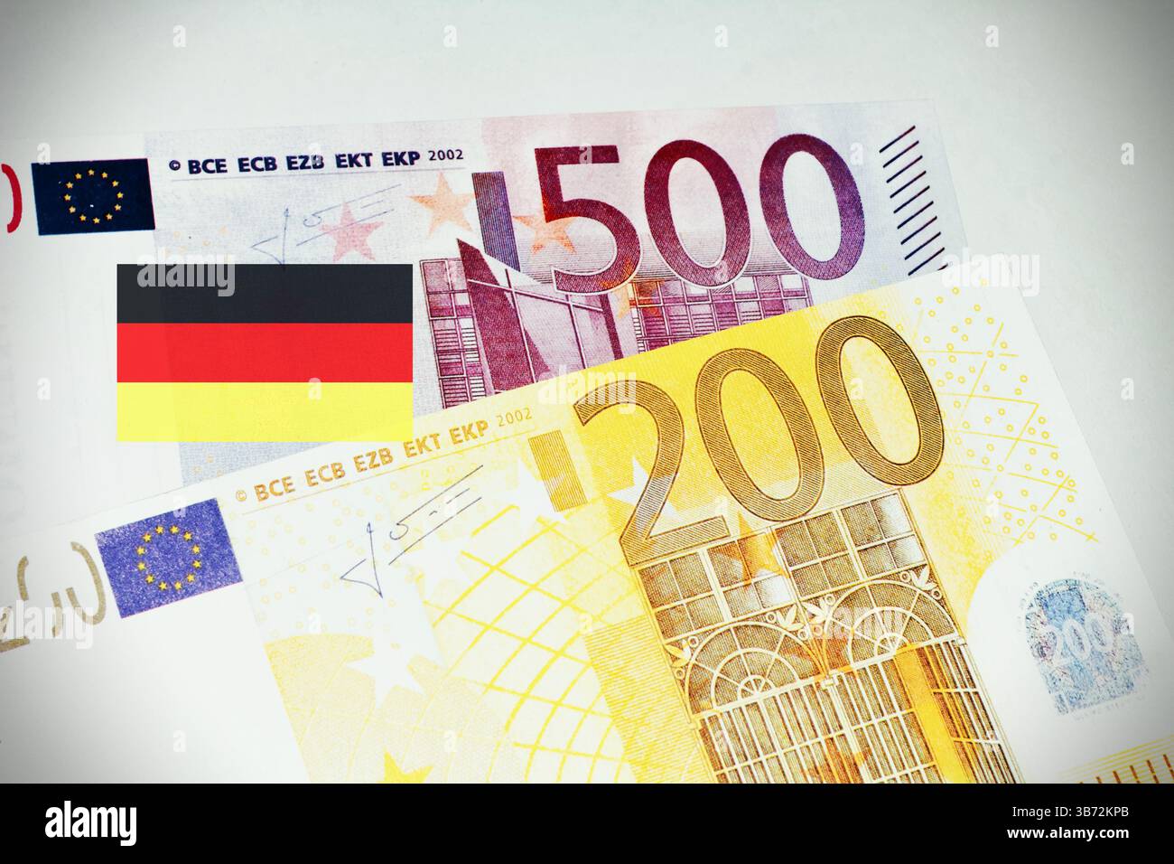 Concetto di grafica finanziaria in Germania Foto Stock