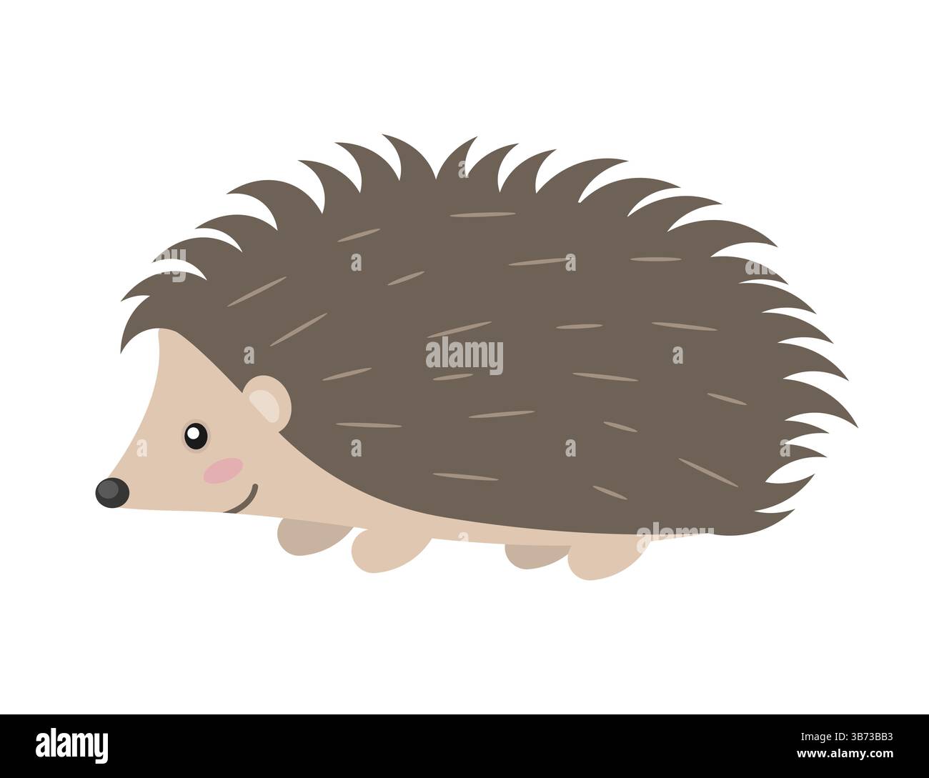 Un'affascinante pixel art raffigurante un riccio circondato da uno sfondo bianco pulito e nitido, che mostra in modo vivido le sue caratteristiche uniche Illustrazione Vettoriale