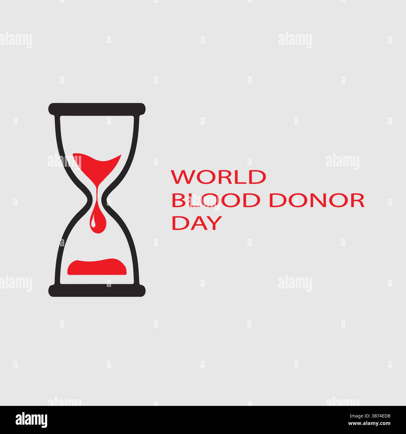 Modello di post sui social media per la giornata mondiale dei donatori di sangue – file EPS modificabile per le aziende. Festeggiate, donate, salvate vite! Illustrazione Vettoriale