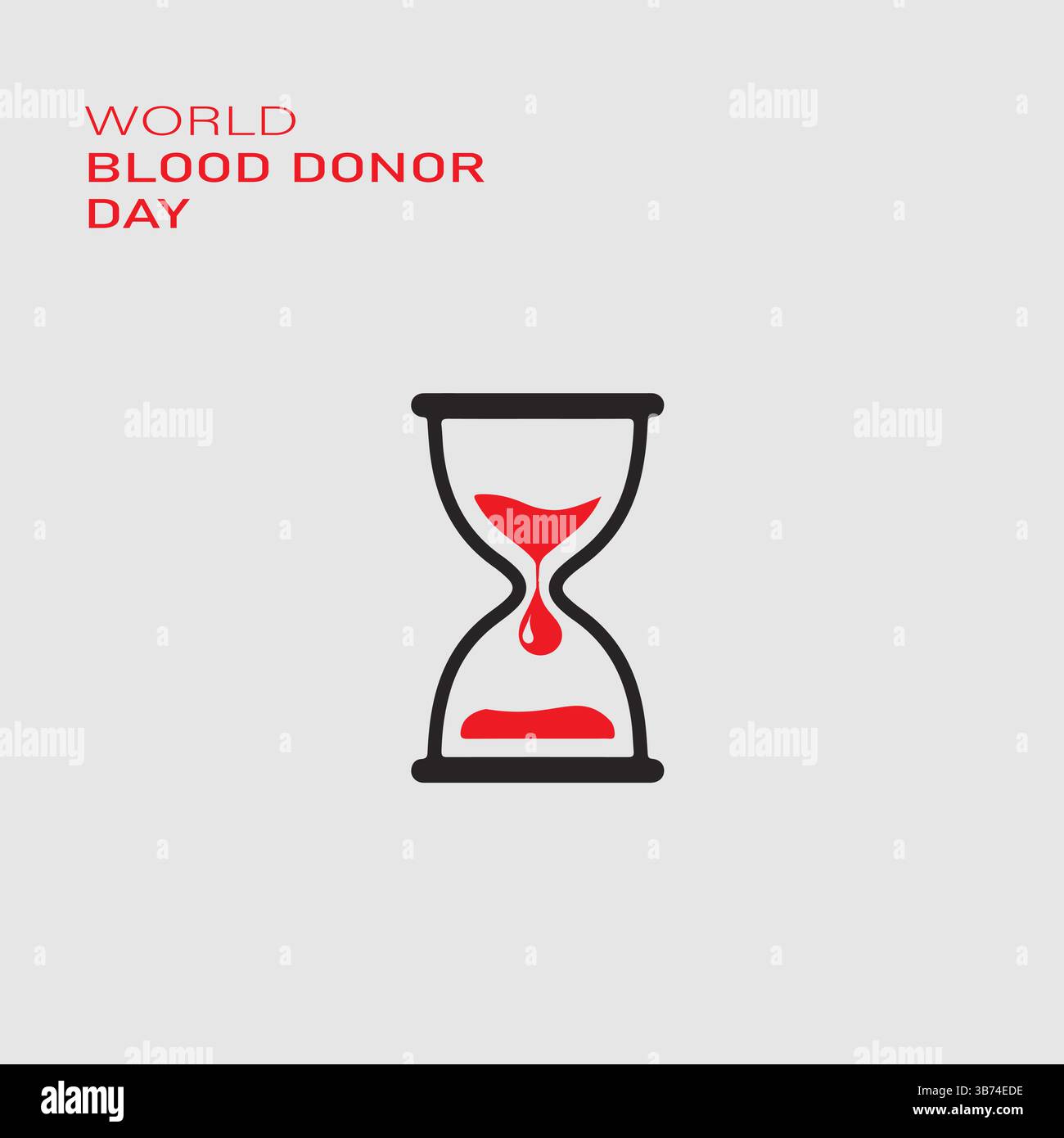 Festeggiate la giornata mondiale dei donatori di sangue con il nostro modello di social media EPS modificabile per le aziende. Personalizza e condividi l'amore! Illustrazione Vettoriale