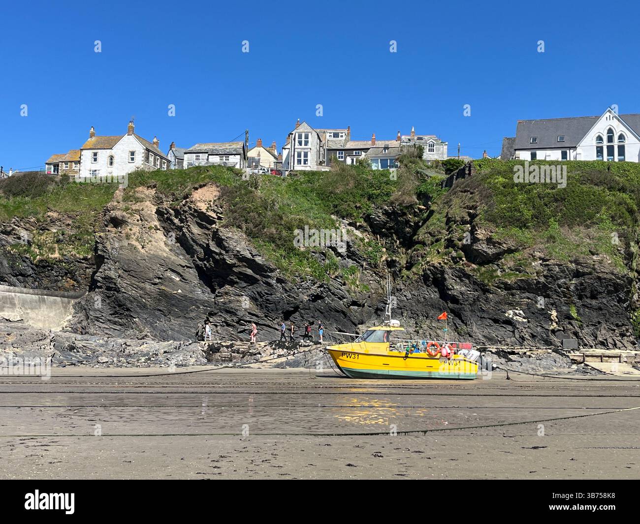 Port Isaac, Inghilterra, Regno Unito. Foto Stock