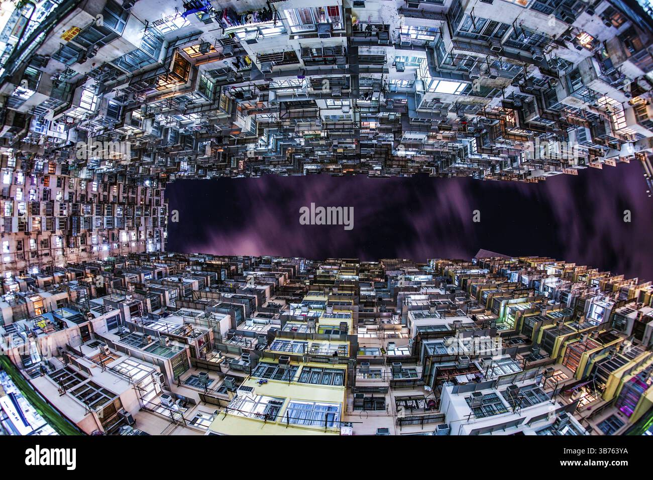 Appartamento alto a Hong Kong (Quarry Bay). Località di ripresa: Hong Kong Special Administrative Region Foto Stock