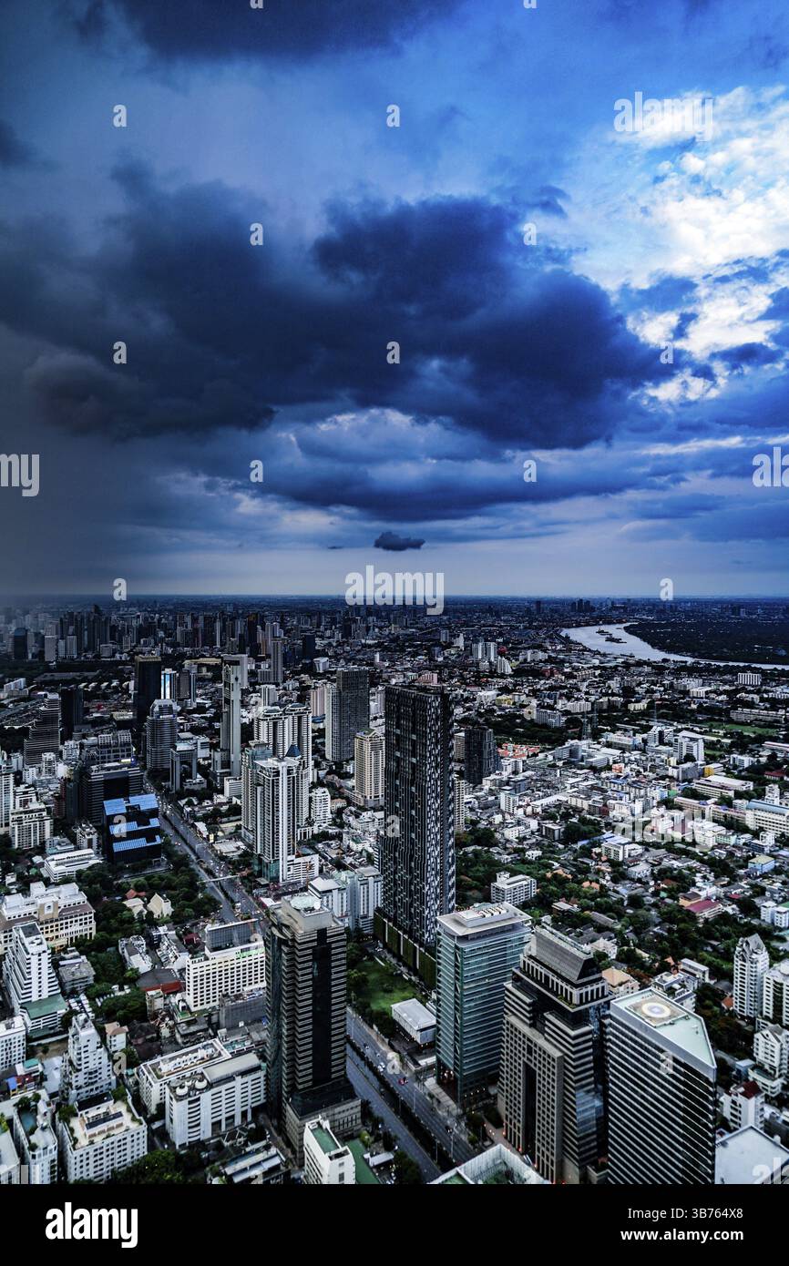 Immagine di grattacieli a Bangkok in Thailandia. Location delle riprese: Bangkok, Thailandia, Asia Foto Stock