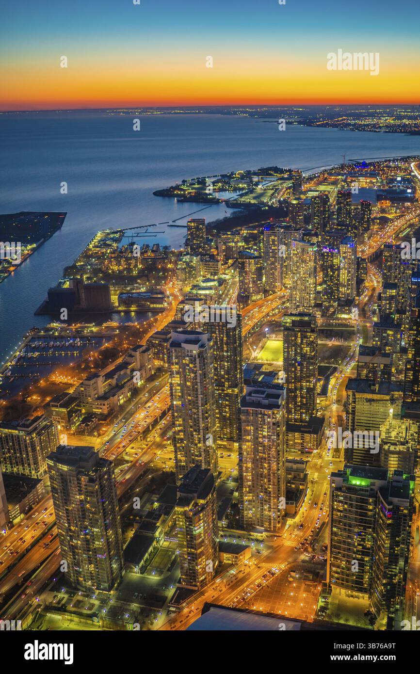 Paesaggio urbano (Toronto). Location delle riprese: Toronto Foto Stock