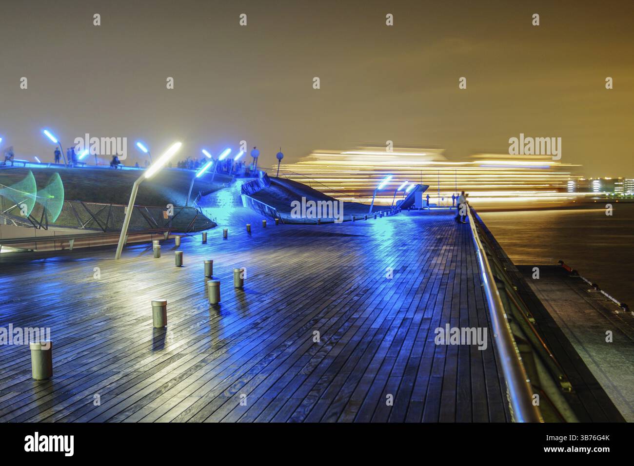 Paesaggio di Osanbashi. Luogo di tiro: Yokohama-città prefettura di kanagawa Foto Stock