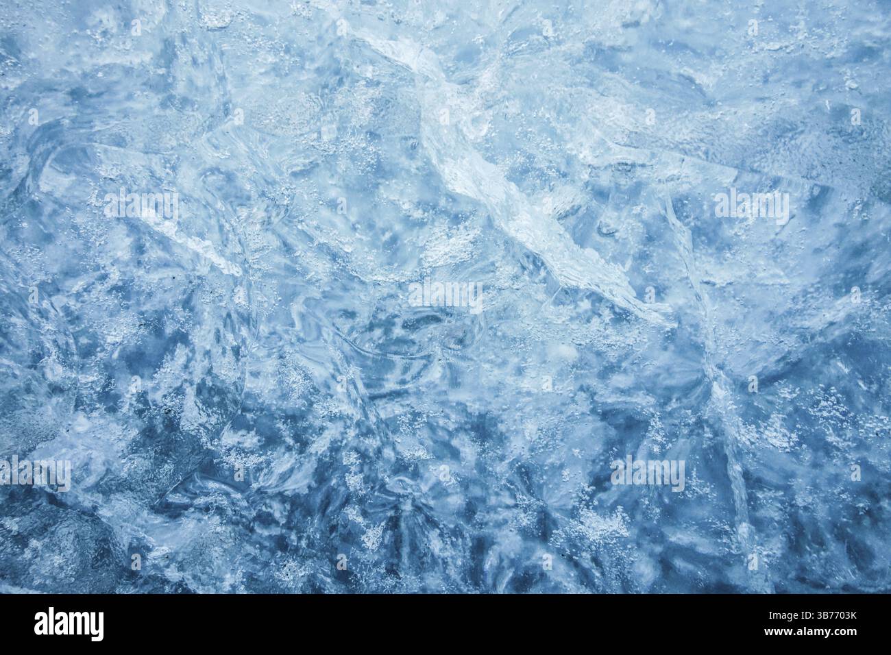 Parete di ghiaccio della grotta di ghiaccio dell'Islanda (Vatnajoekull). Luogo delle riprese: Islanda, Reykjavik Foto Stock