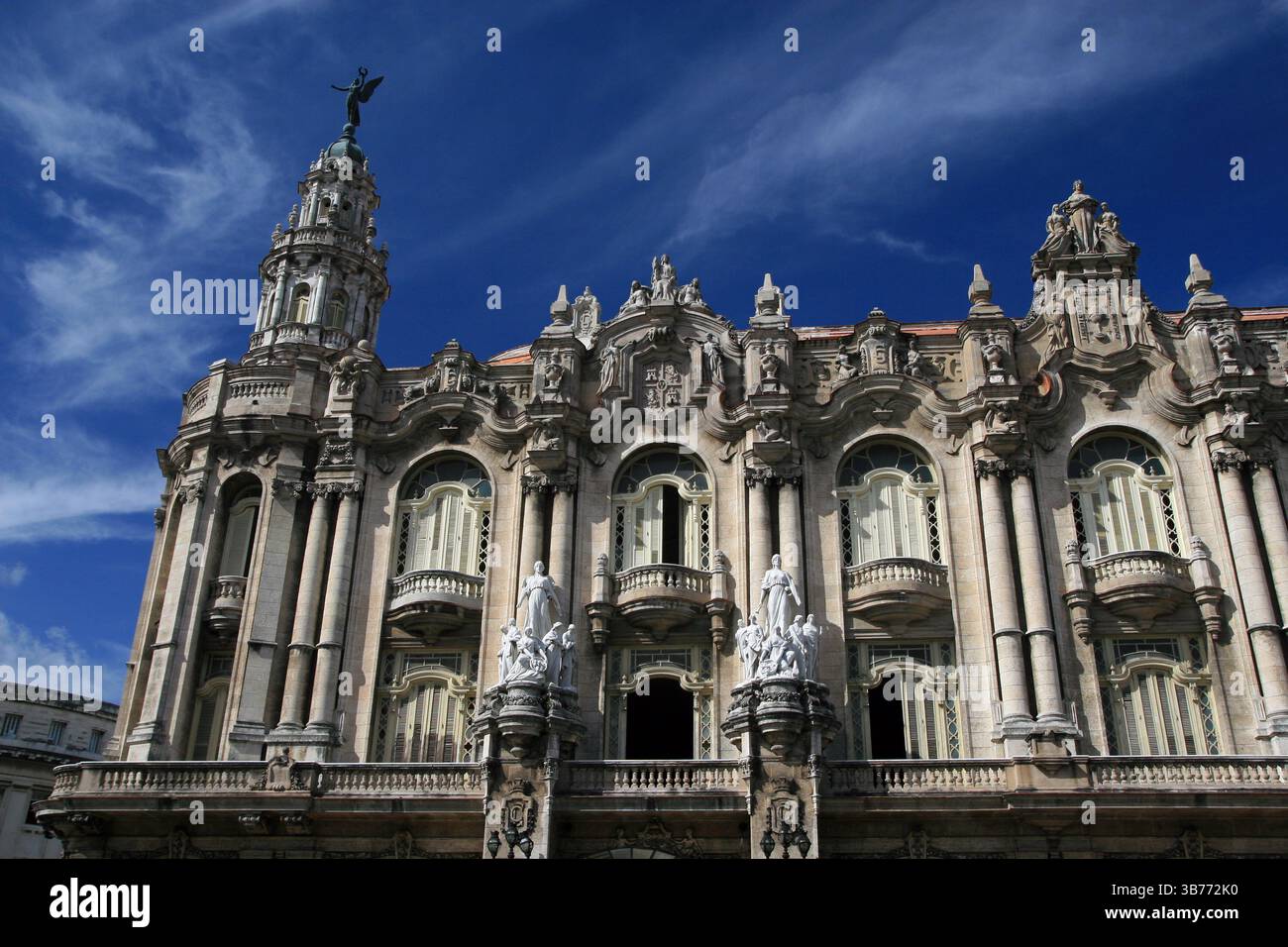 Il grande teatro di Havana, Cuba Foto Stock