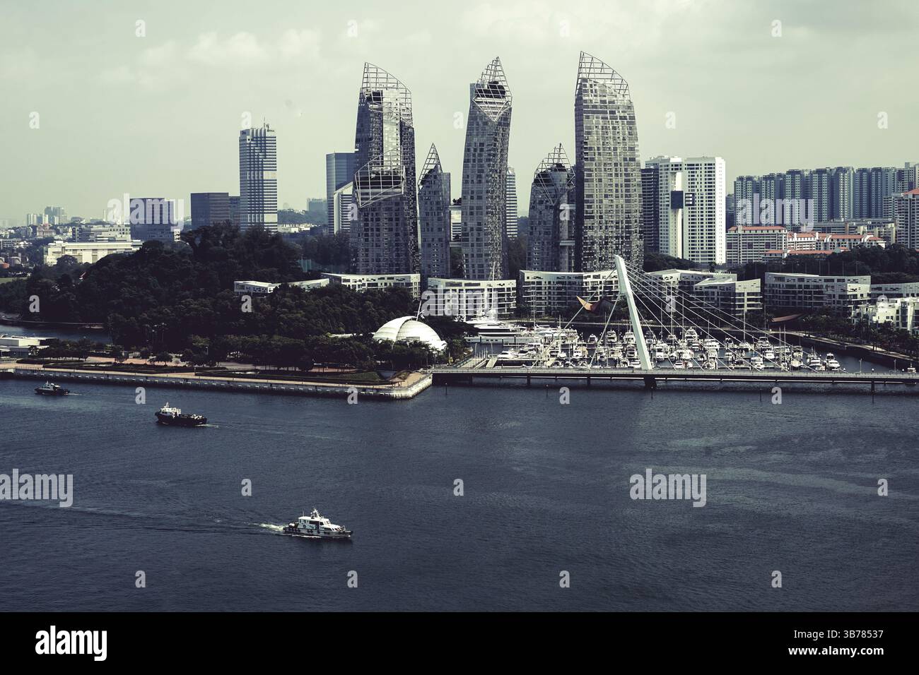 Singapore Sentosa Island Landscape (resort). Luogo di ripresa: Singapore Foto Stock