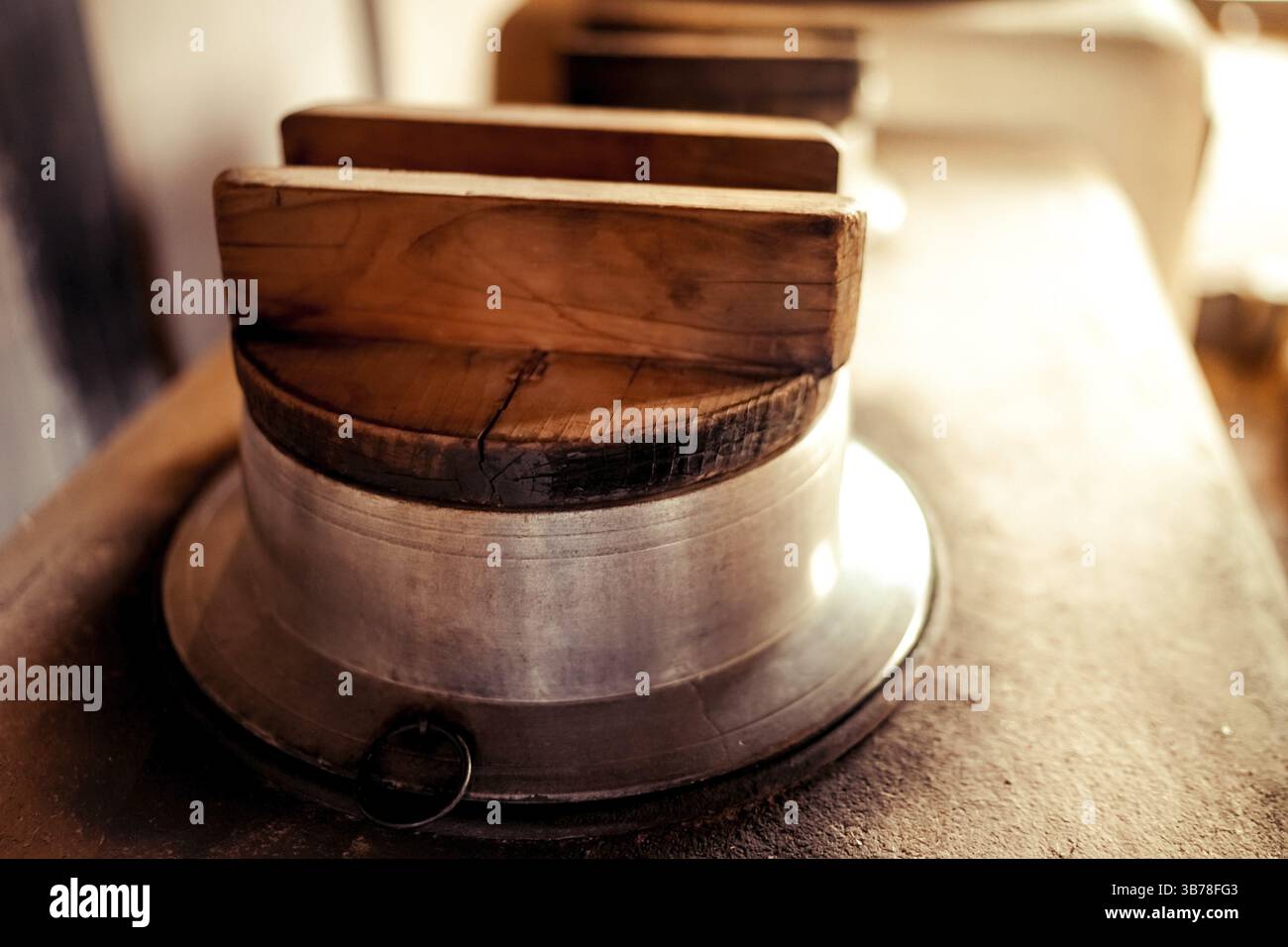 Piano cottura (Paesaggio della casa giapponese di Showa). Luogo di tiro: Area metropolitana di Tokyo Foto Stock