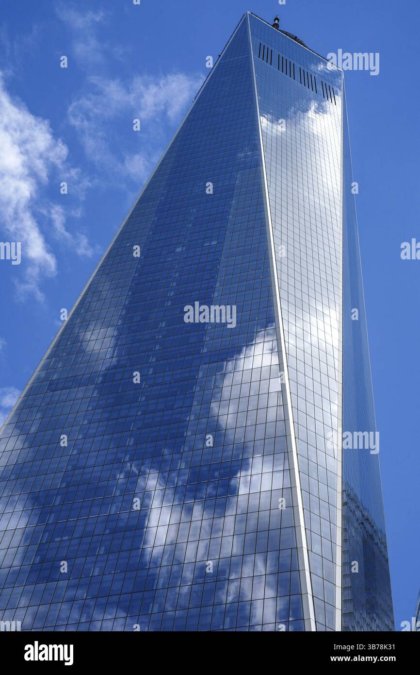 One World Trade Center (New York Manhattan). Luogo di ripresa: New York, Manhattan Foto Stock