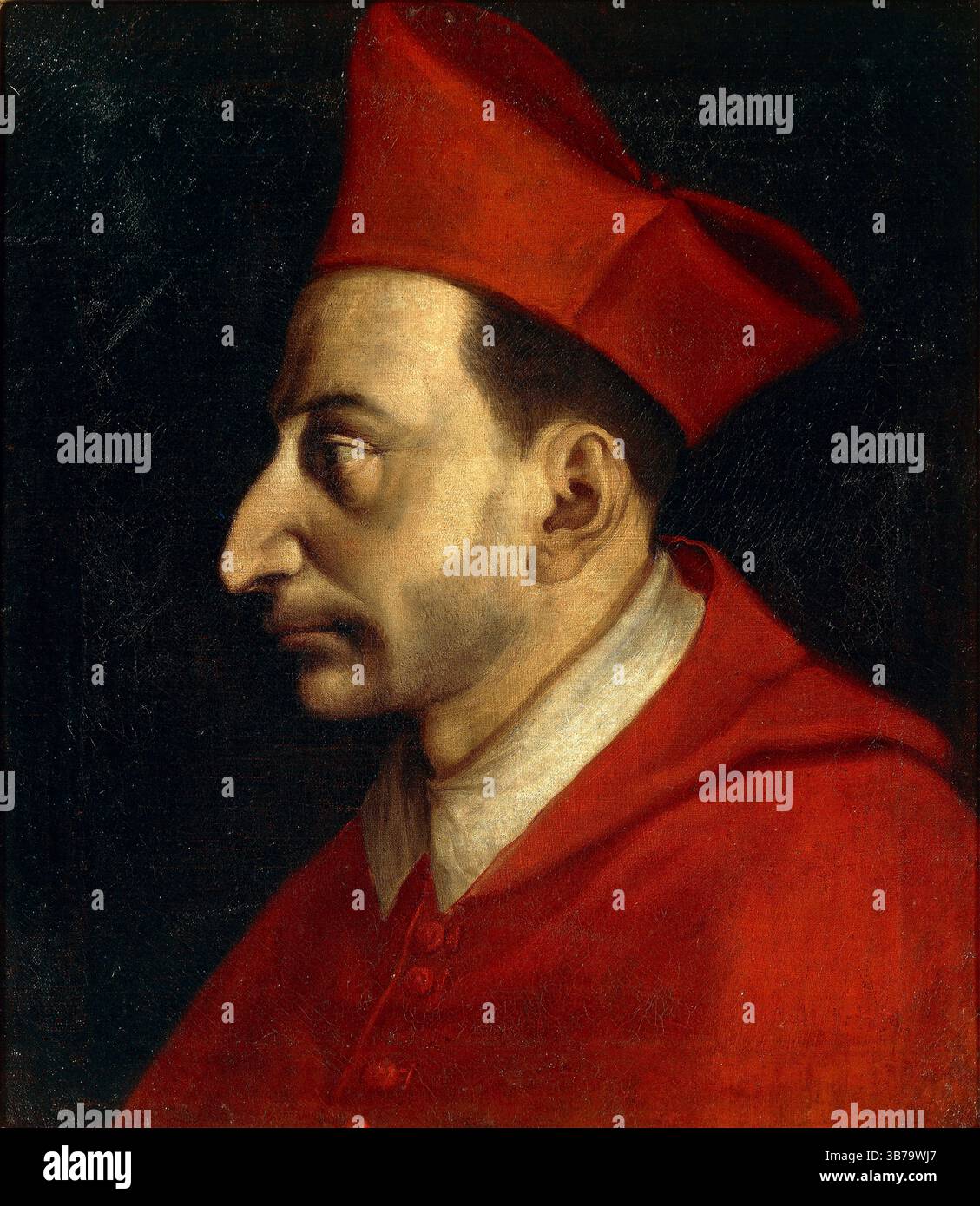 San Carlo Borromeo. MUSEO: VENERANDA BIBLIOTECA AMBROSIANA. AUTORE: AMBROGIO GIOVANNI FIGINO. Foto Stock