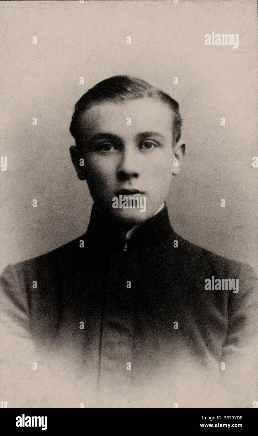 Ritratto di Michail Bulgakov (1891-1940). Museo: COLLEZIONE PRIVATA. Autore: Kiev Photo studio Valerie. Foto Stock