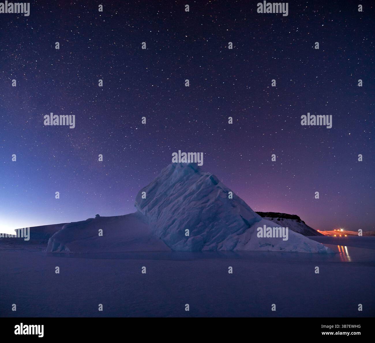 Ice Berg a North Star Bay, Groenlandia Foto Stock