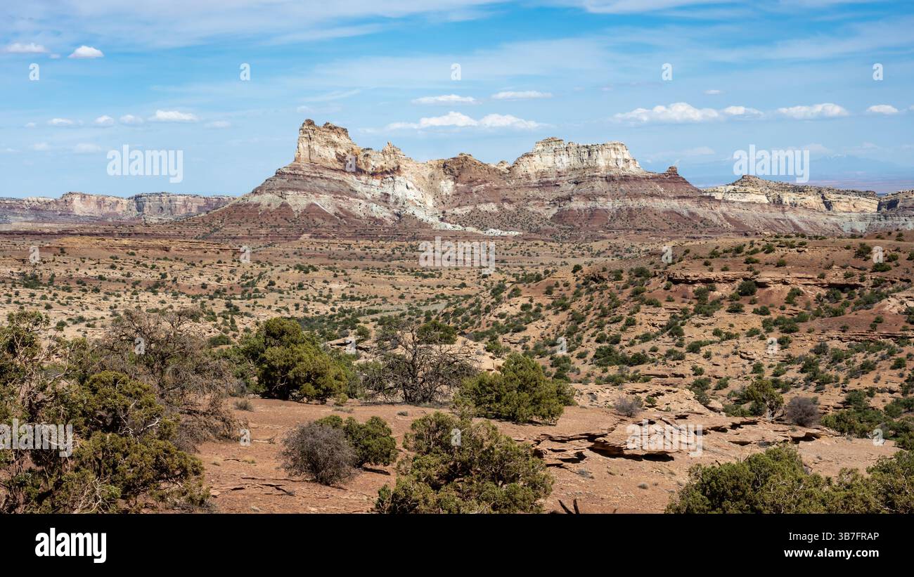 Temple Mountain, San Rafael Swell, vicino Hanksville, Utah Foto Stock
