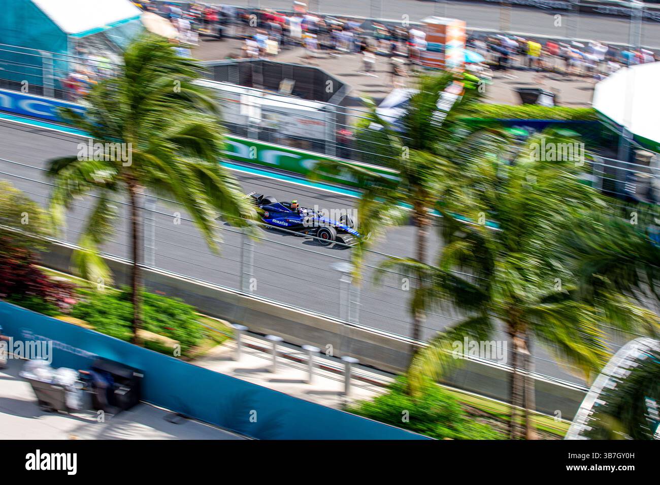 5 maggio 2024, Miami, Florida, Stati Uniti: Logan Sargeant (USA) Williams FW46 - Mercedes. Durante LA FORMULA 1 CRYPTO.COM MIAMI GRAND PRIX, Miami International Autodrome, Miami, FL, USA (Credit Image: © Alessio De Marco/ZUMA Press Wire) Foto Stock