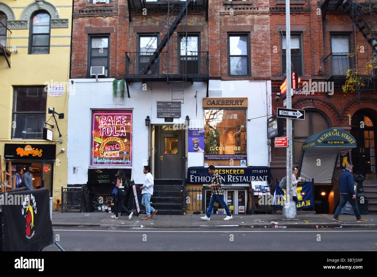 Energia di strada a New York Foto Stock