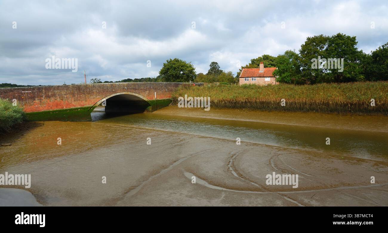 Ponte a Snape Street, Suffolk Foto Stock
