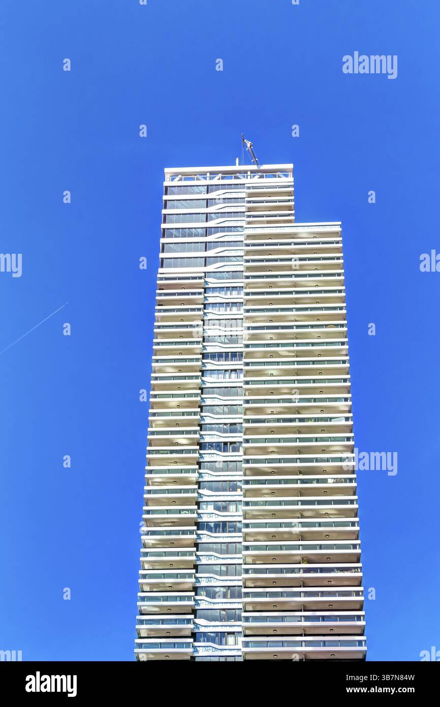 Architettura moderna degli edifici per uffici a l'Aia Foto Stock