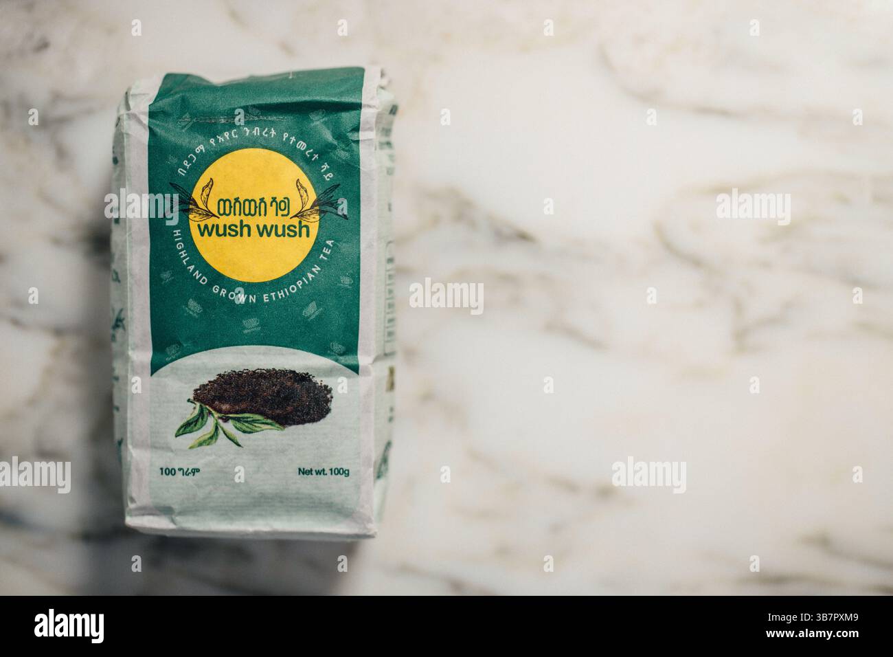 sacchetto di tè di wush etiope Foto Stock