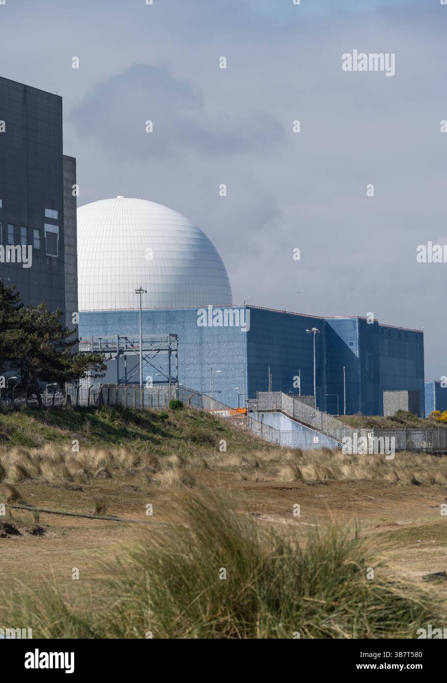 Centrali nucleari sizewell A e sizewll B, sizewell, suffolk, inghilterra Foto Stock