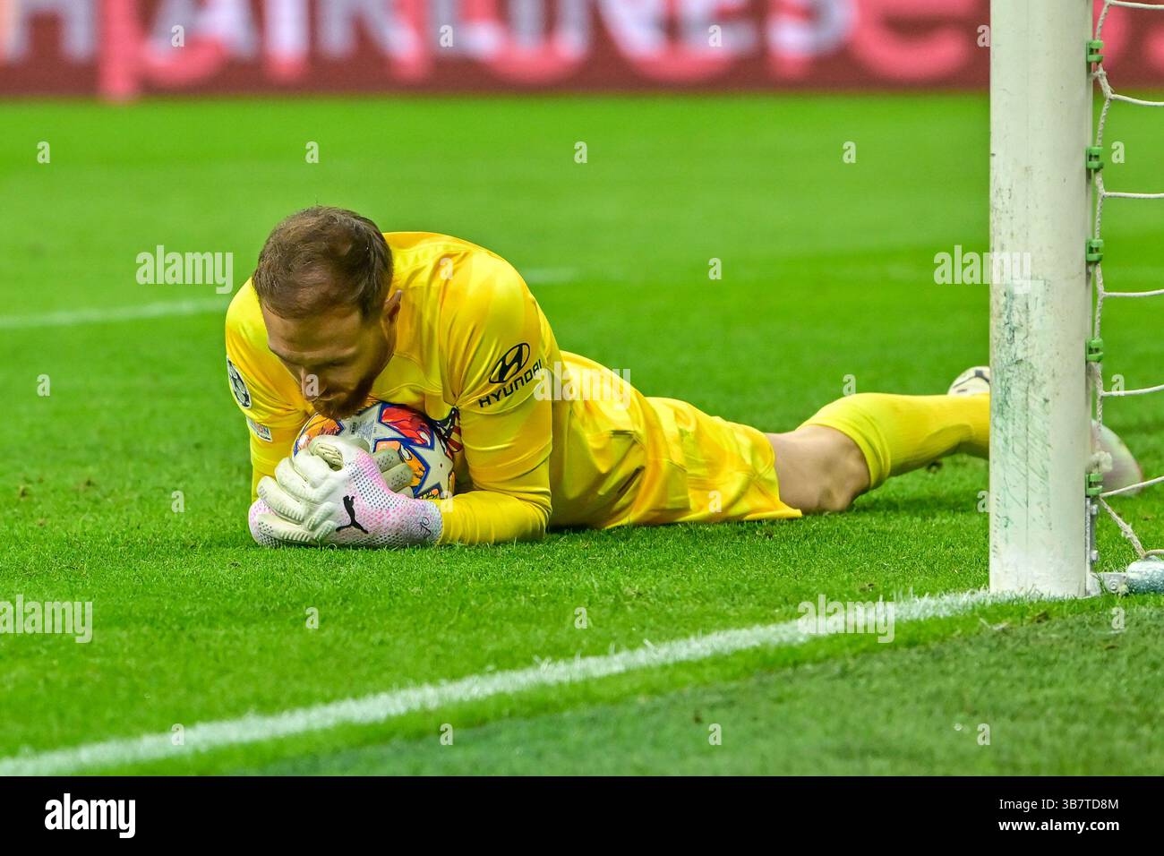 20 febbraio 2024, Milano, null, Italia: Milano, Italia. 20 febbraio 2024. Il portiere Jan Oblak (13) dell'Atletico Madrid è stato visto durante la partita di UEFA Champions League tra Inter e Real Sociedad a Giuseppe Meazza a Milano. (Immagine di credito: © Gonzales Photo/Gonzales Photo tramite ZUMA Press) Foto Stock