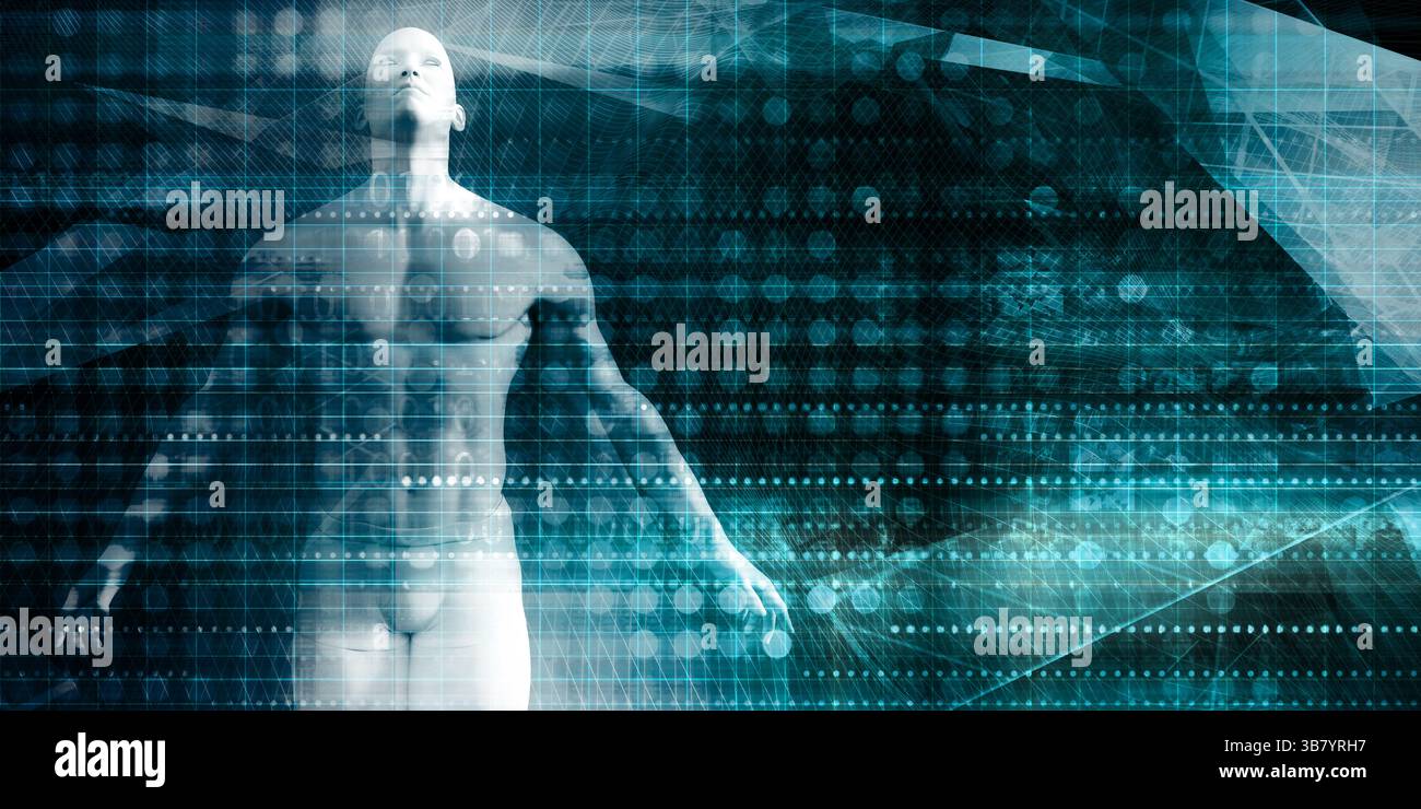 Rete di assistenza sanitaria e medica di Business di Gruppo Arte Foto Stock