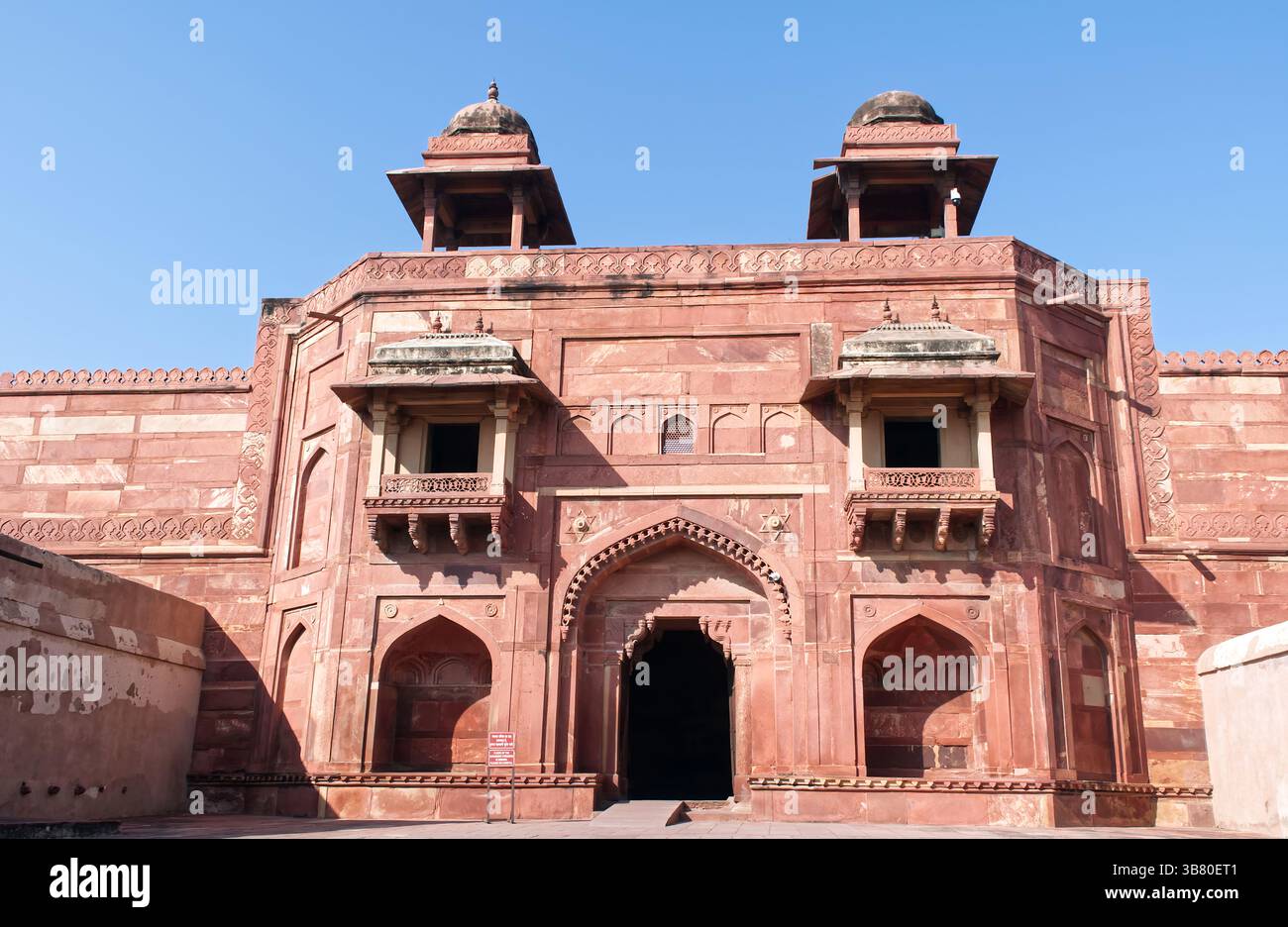 Diwan-i-Khas a Fatehpur Sikri Uttar Pradesh, India. Sito patrimonio dell'umanità dell'UNESCO. Foto Stock