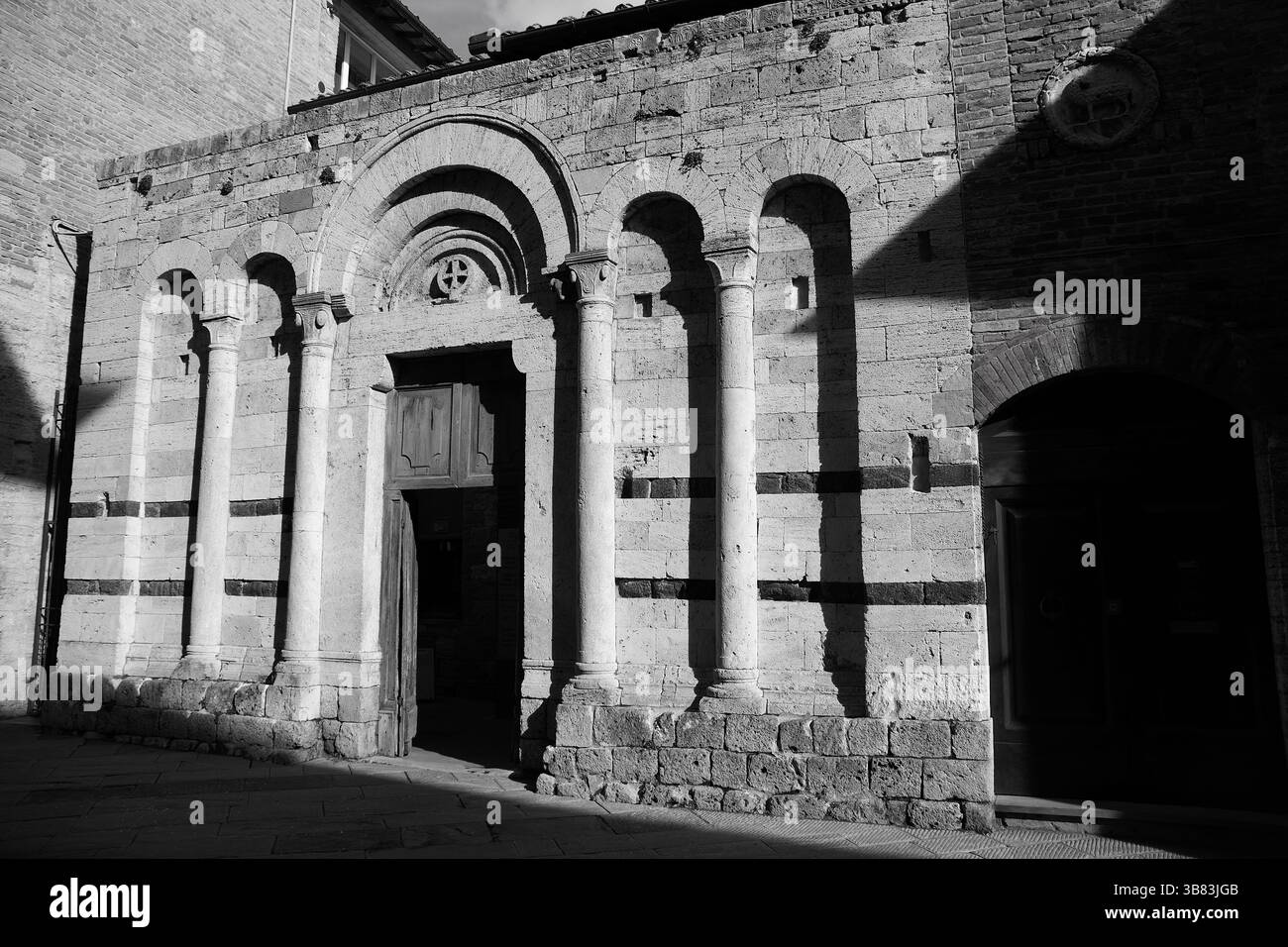 Firenze architettura, monocromatica Foto Stock