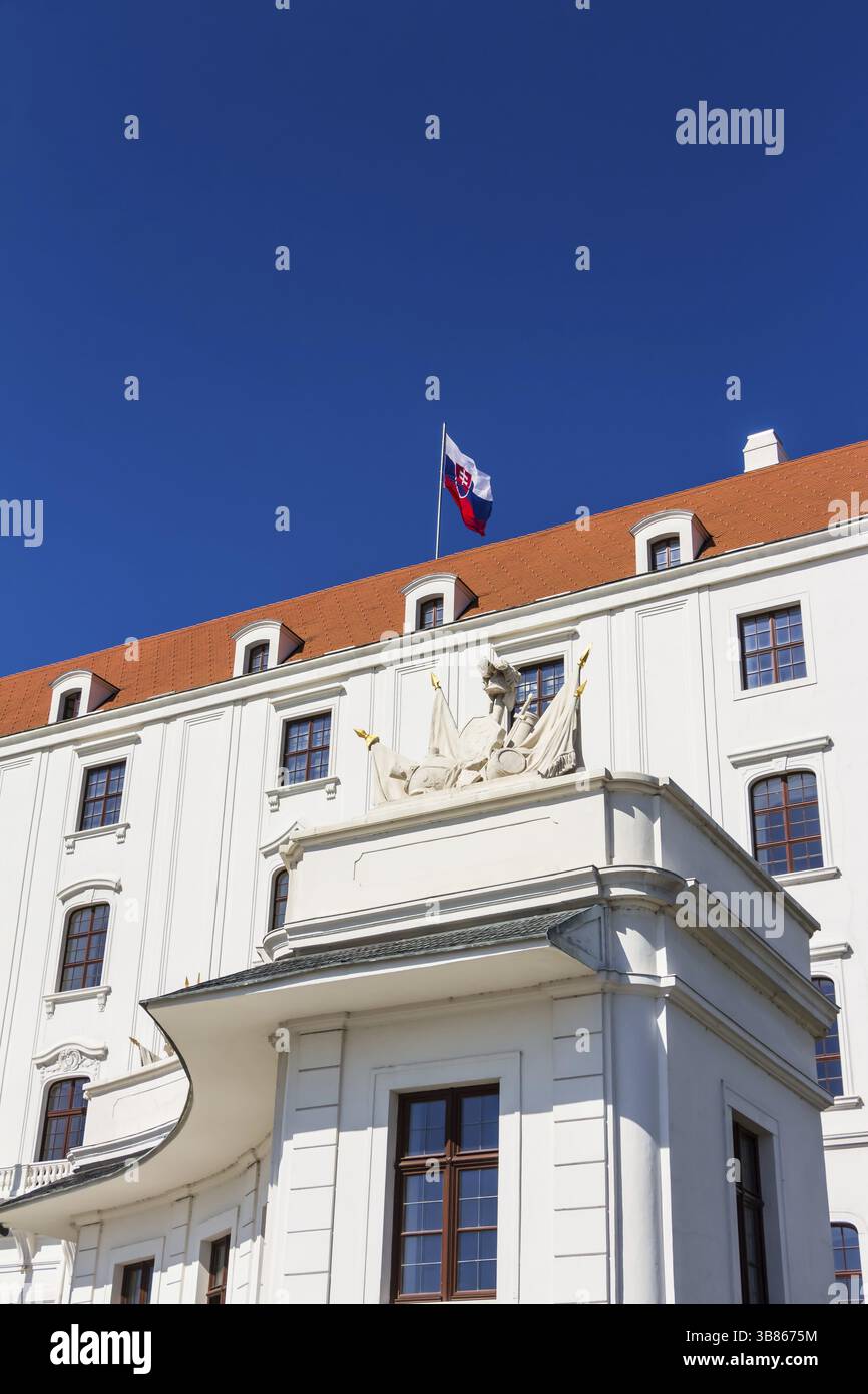 Castello principale di Bratislava - Castello di Bratislava in Slovacchia Foto Stock
