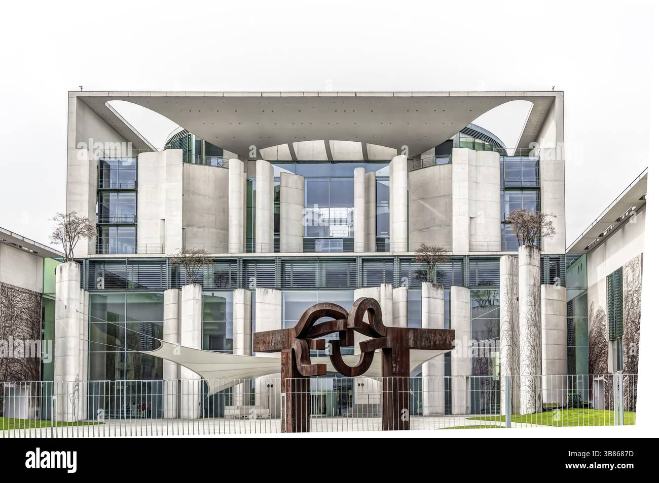 Sede del governo - Cancelleria federale tedesca a Berlino Foto Stock