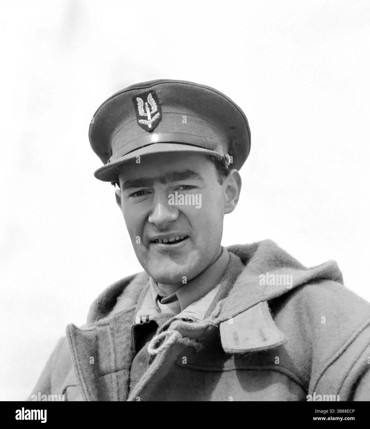 David Stirling. Ritratto del fondatore del SAS, tenente colonnello Sir Archibald David Stirling (1915-1990) nel 1942 Foto Stock