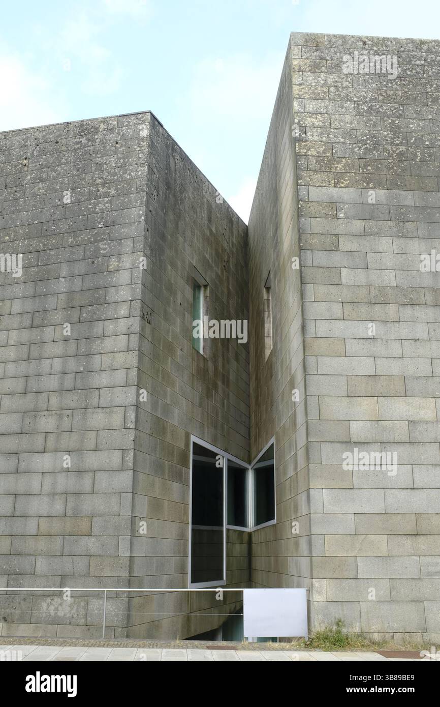Centro Gallego de Arte Contemporaneo (CGAC) a Santiago de Compostela in Spagna. Di Alvaro Siza Vieira Foto Stock