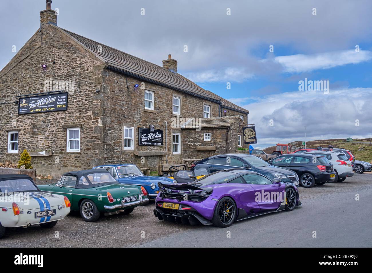Tan Hill Inn, North Yorkshire Foto Stock