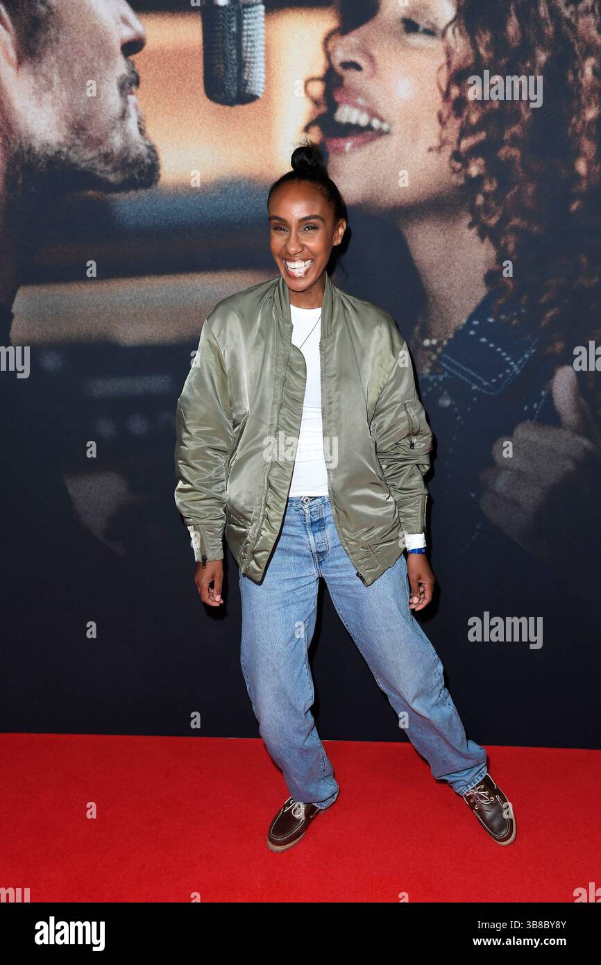 Hadnet Tesfai bei der Premiere der 3teiligen ARD Doku Filmreihe ‚Max und Joy - komm naeher“ (ab 8.5.205 in der ARD Mediathek) AM 7.05.2025 in der Asto Foto Stock