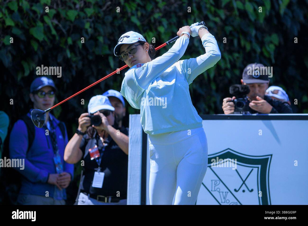 21 marzo 2024, Palos Verdes, California, USA: Rose Zhang durante la prima giornata del campionato di Fir Hills seri Pak, giovedì 21 marzo 2024 al Palos Verdes Golf Club di Palos Verdes, California. JAVIER ROJAS/PI (immagine di credito: © PI via ZUMA Press Wire) Foto Stock