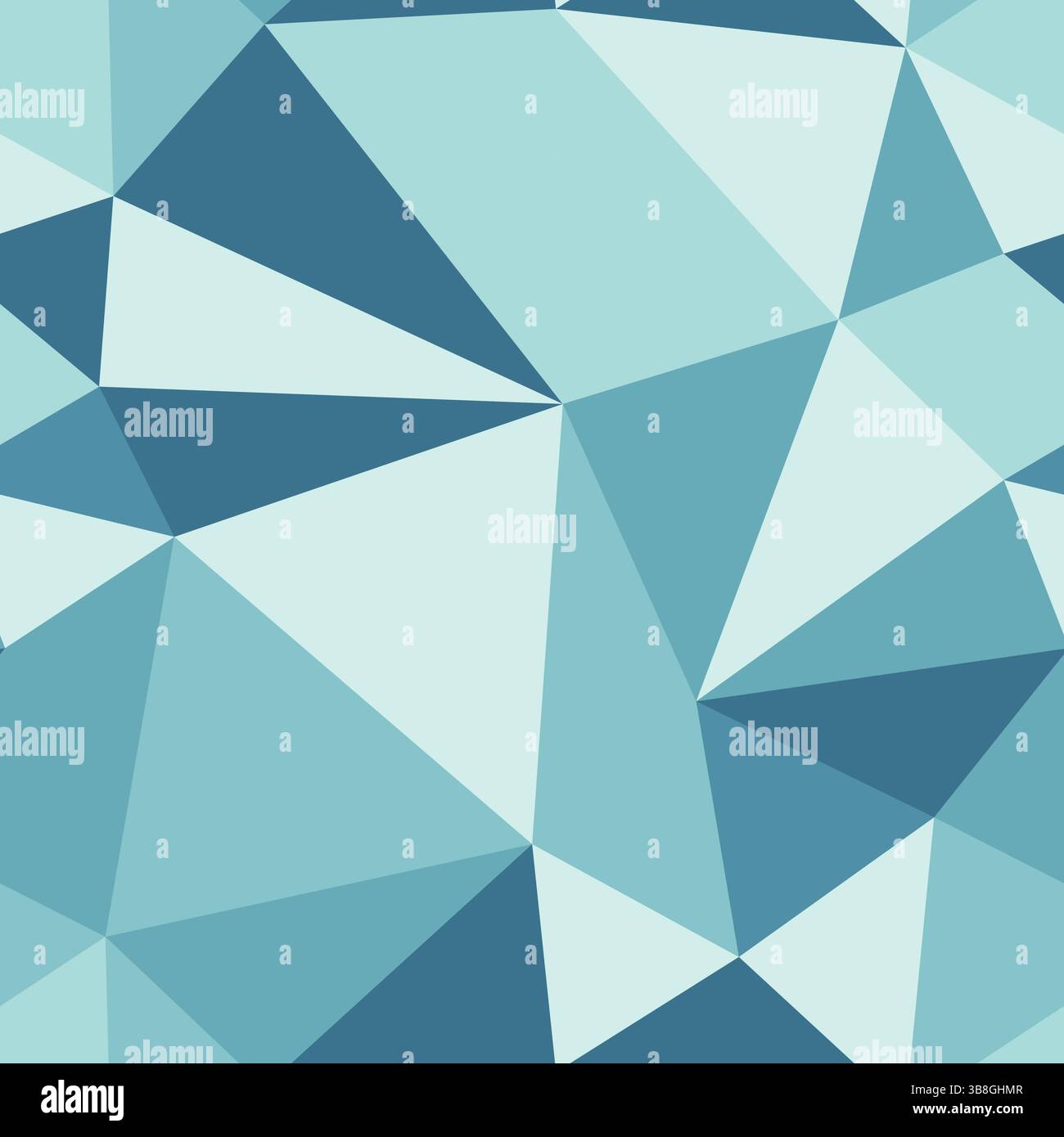 Background scientifico vettoriale. Grande triangolo. Modello ripetibile. Tavolozza di colori in schiuma di mare. Tessere vettoriali VIBRANT. Illustrazione vettoriale senza interruzioni. Illustrazione Vettoriale