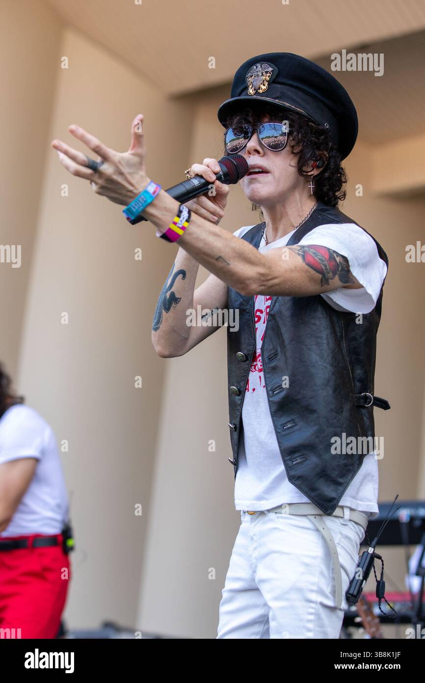 29 luglio 2021, Chicago, Illinois, Stati Uniti: LP (LAURA PERGOLIZZI) durante il Lollapalooza Music Festival al Grant Park di Chicago, Illinois (immagine di credito: © Daniel DeSlover/ZUMA Press Wire) Foto Stock