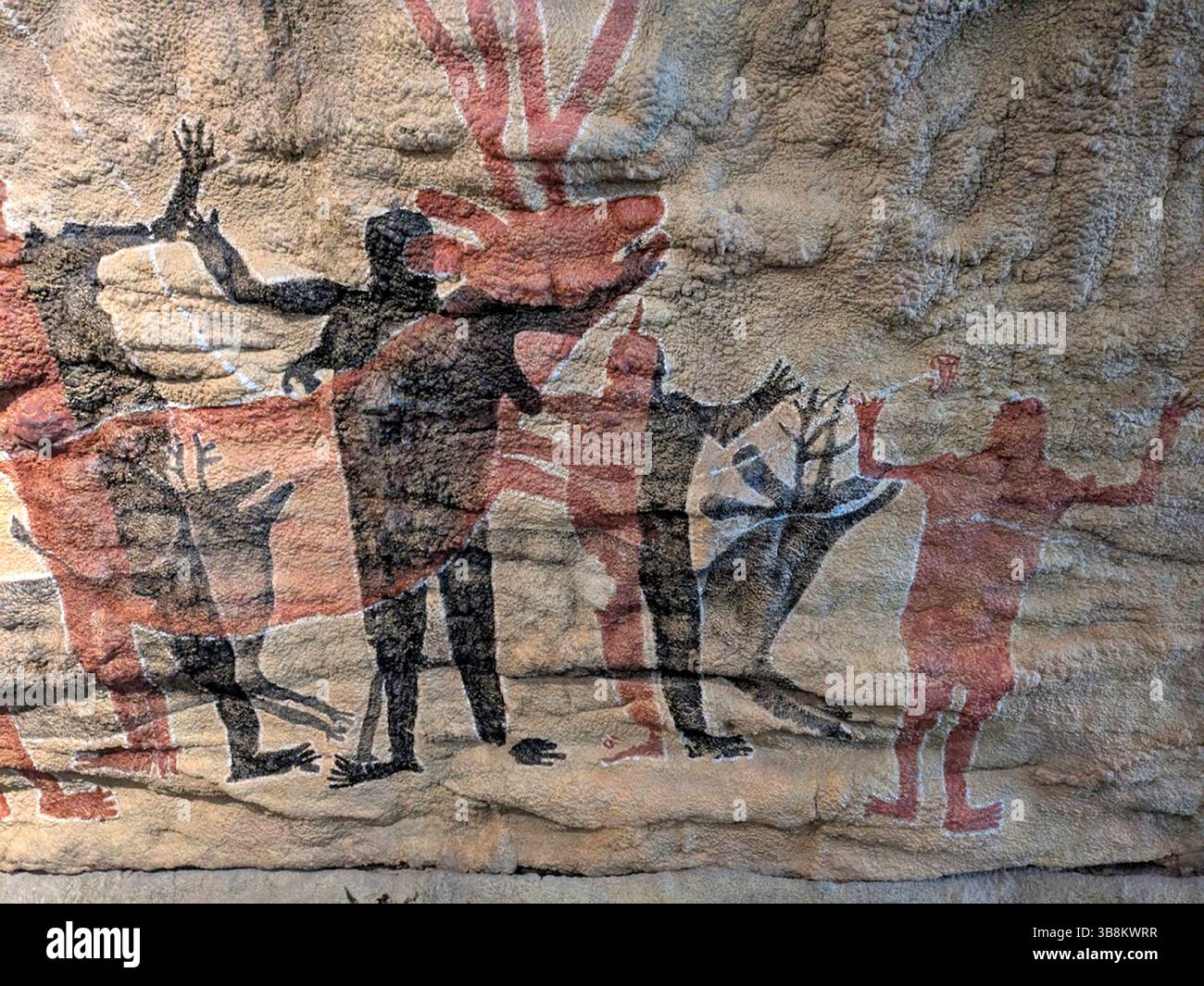 Messico, Baja california, Museo dei dipinti delle grotte di San Ignacio Foto Stock