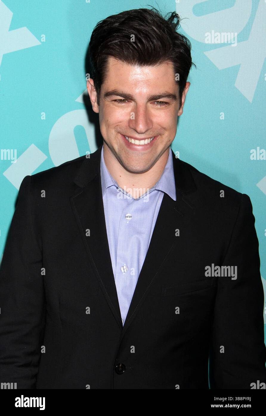 Max Greenfield al FOX 2013 Programming Presentation Post-Party al Wollman Rink a Central Park, New York City - 13 maggio 2013 Foto Stock