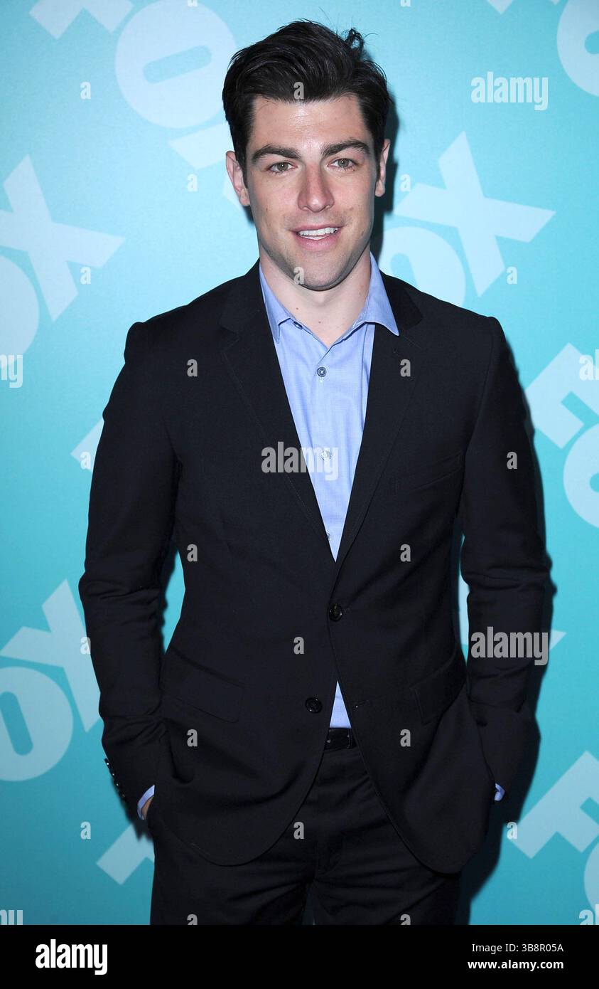 Max Greenfield al FOX 2013 Programming Presentation Post-Party al Wollman Rink a Central Park, New York City - 13 maggio 2013 Foto Stock