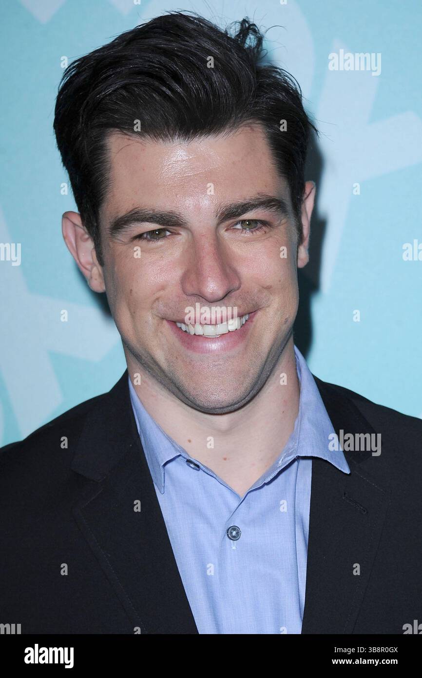 Max Greenfield al FOX 2013 Programming Presentation Post-Party al Wollman Rink a Central Park, New York City - 13 maggio 2013 Foto Stock