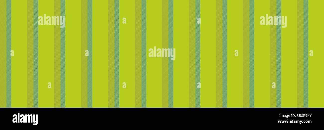 Stripe verticale semplice, tessuto di fondo in bobina. Linee vettoriali in tessuto per compleanni senza cuciture in una palette di colori blu e lime. Illustrazione Vettoriale